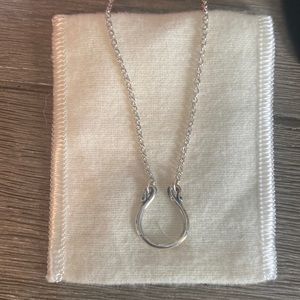 James Avery changeable charm holder necklace.
